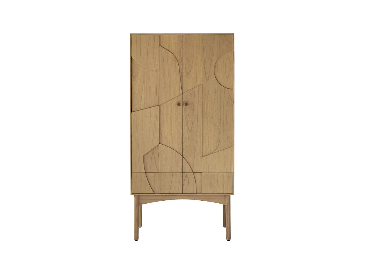 Armadio in legno di mindi Otho da 90 cm