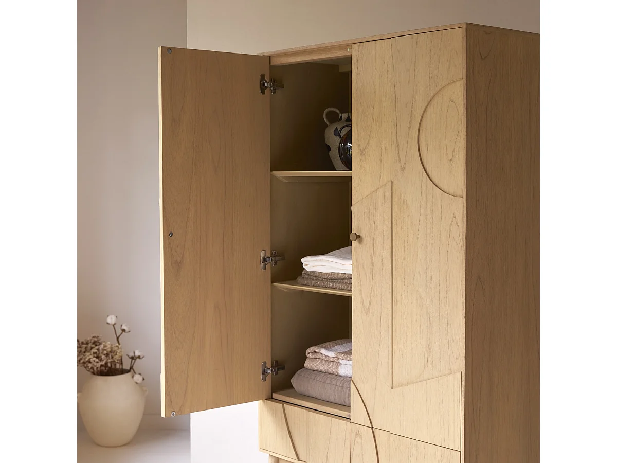 Schrank Otho aus Mindiholz 90 cm