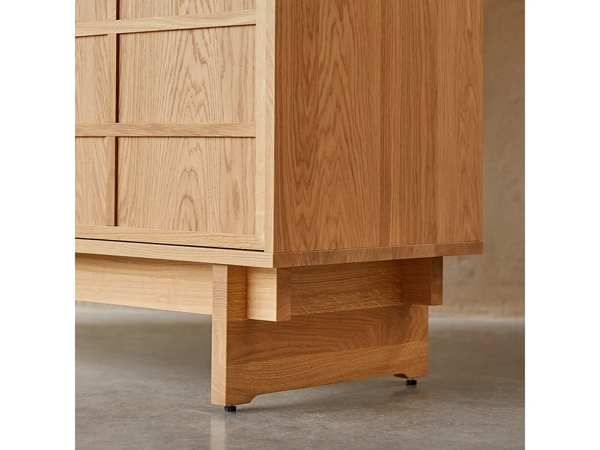 Armadio in rovere massello Miu