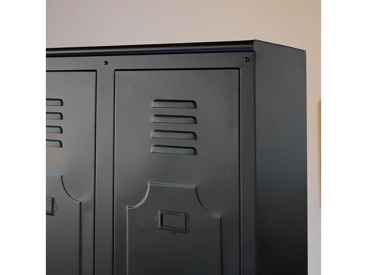 Armoire de rangement en métal 180 de style Industriel