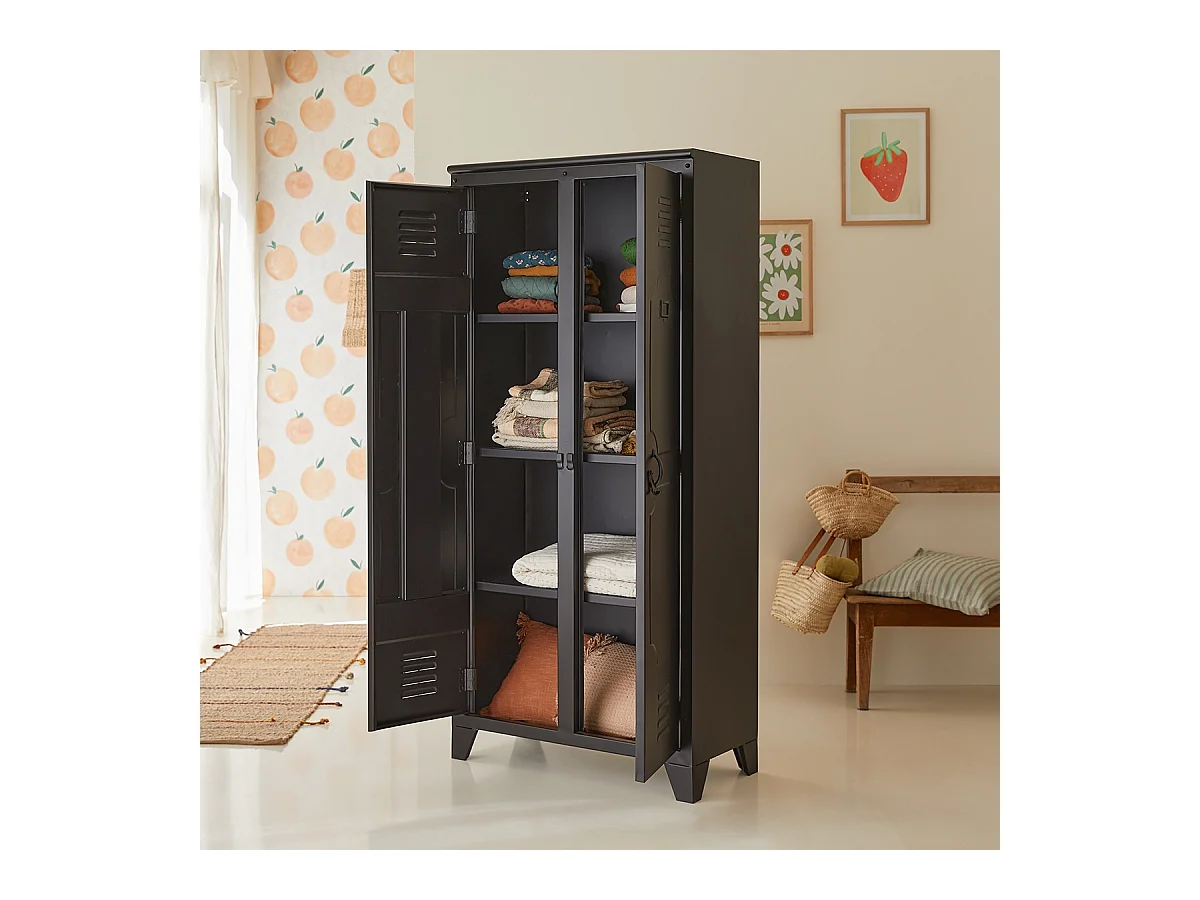 Armadio industriale per bambini in metallo 180 cm