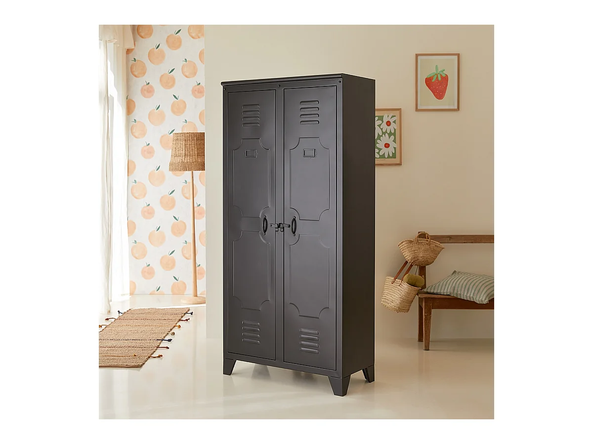 Armadio industriale per bambini in metallo 180 cm