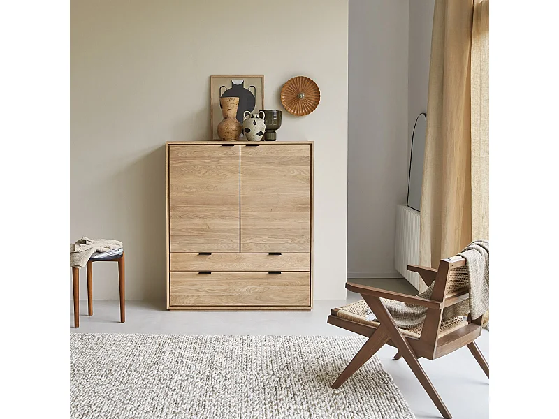 Schrank aus massiver Eiche Senson