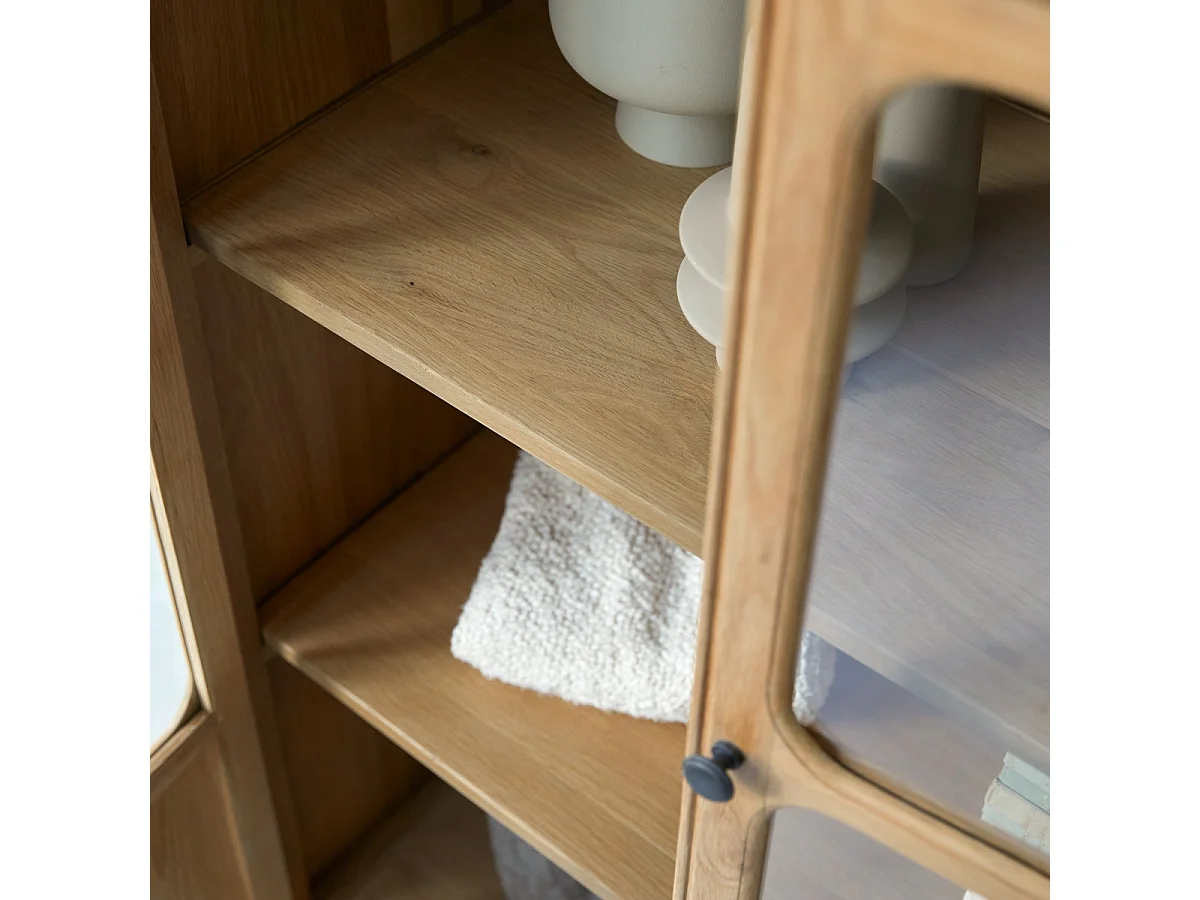 Esszimmerschrank Marthe aus massivem Eichenholz 180