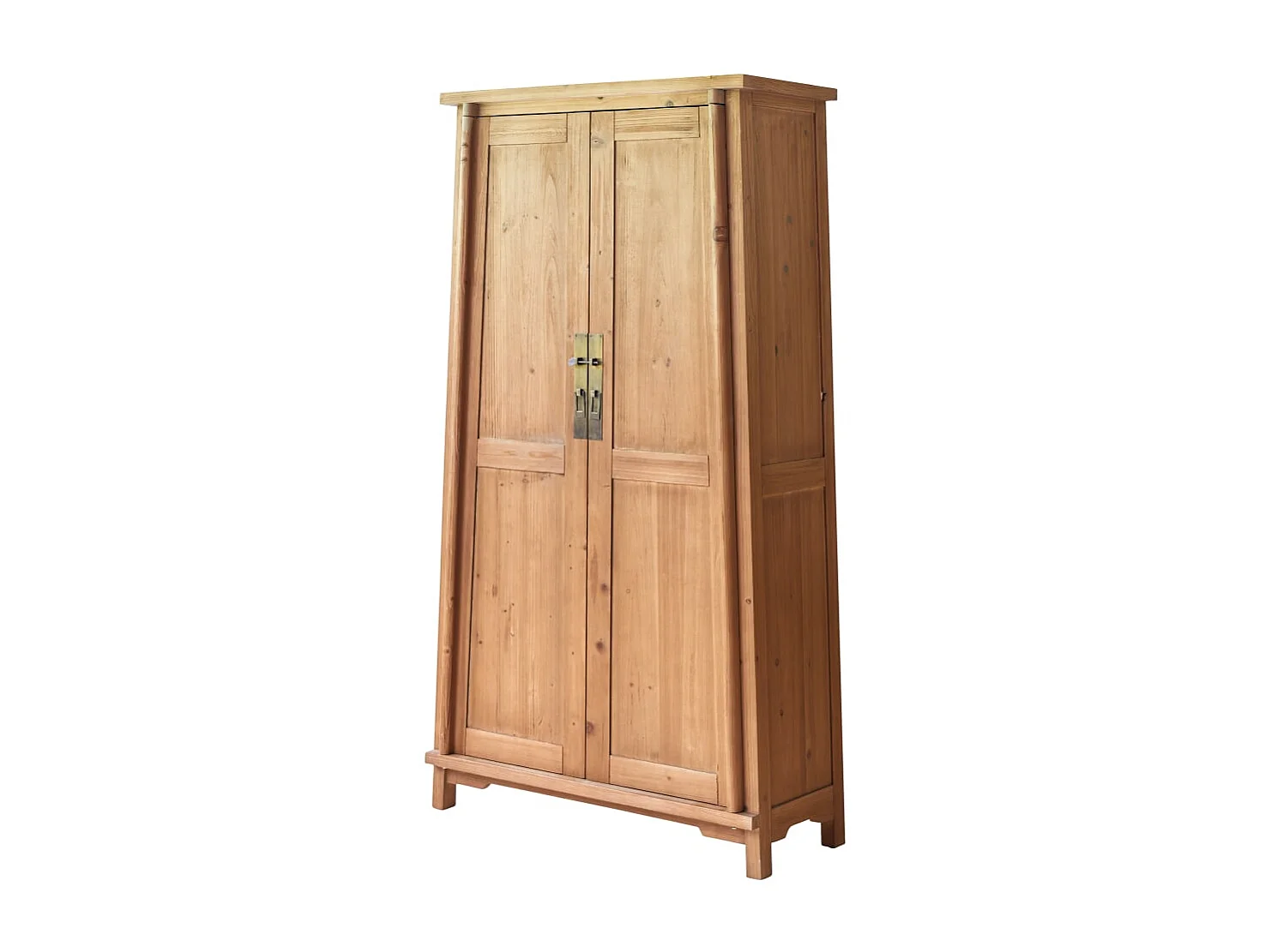 Esszimmerschrank Yuki aus massivem, recycelten Pinienholz