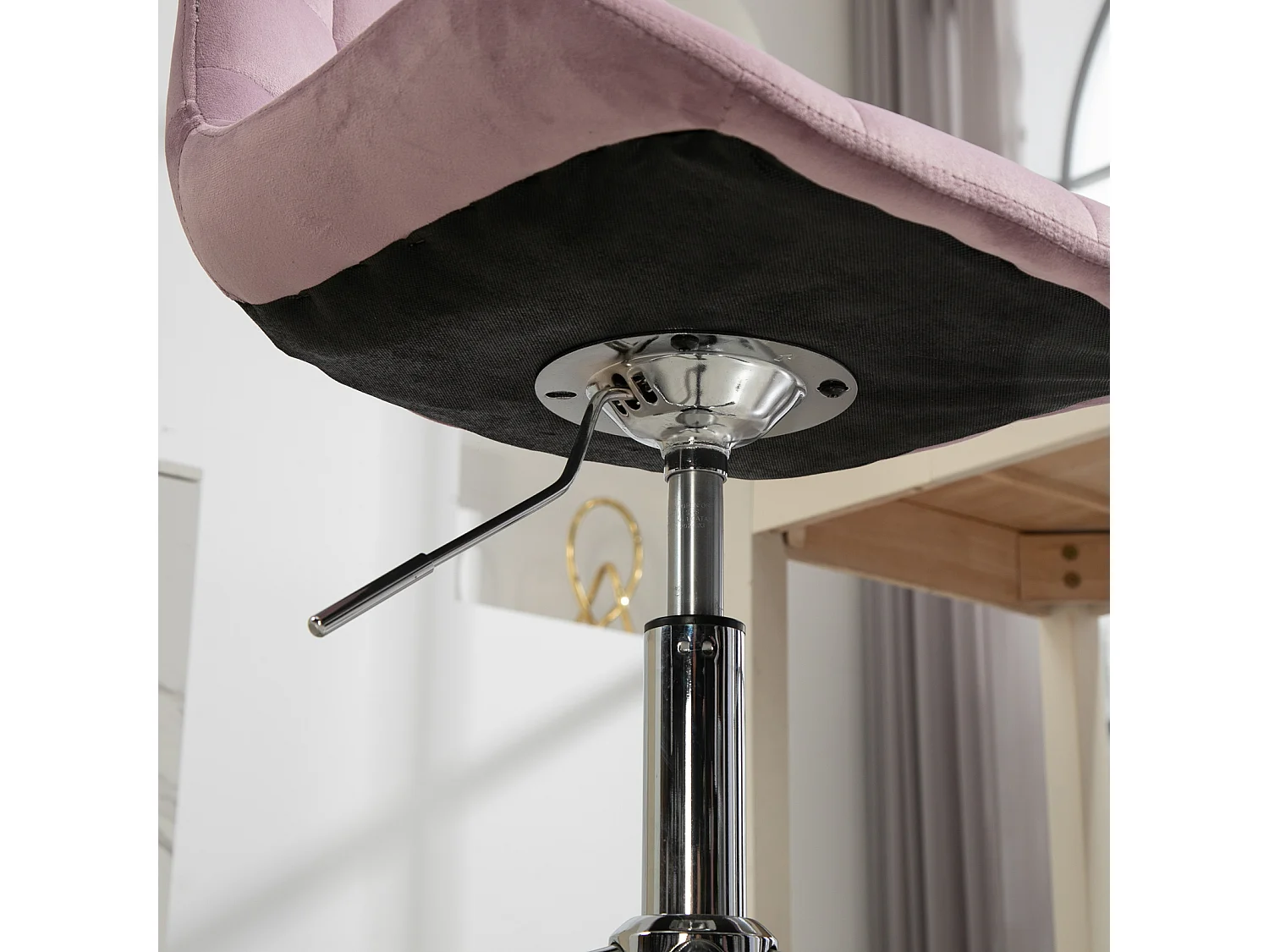 Chaise de bureau SVITA MICKY pour enfants, chaise de bureau réglable en hauteur, chaise pivotante, violet