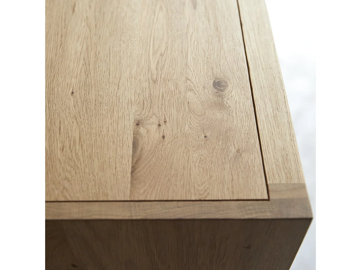 Vetrinetta bassa in legno di quercia massello 160 Babeth