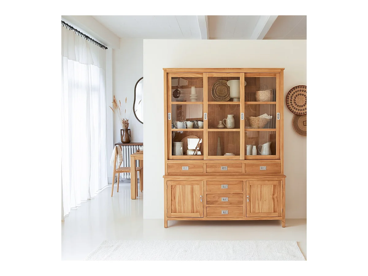 Vaisselier en bois de teck 160 Coffee Tek