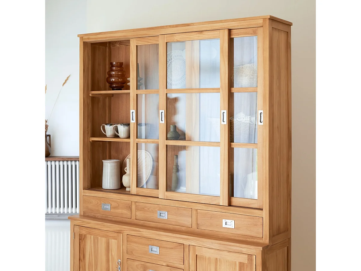 Vaisselier en bois de teck 160 Coffee Tek