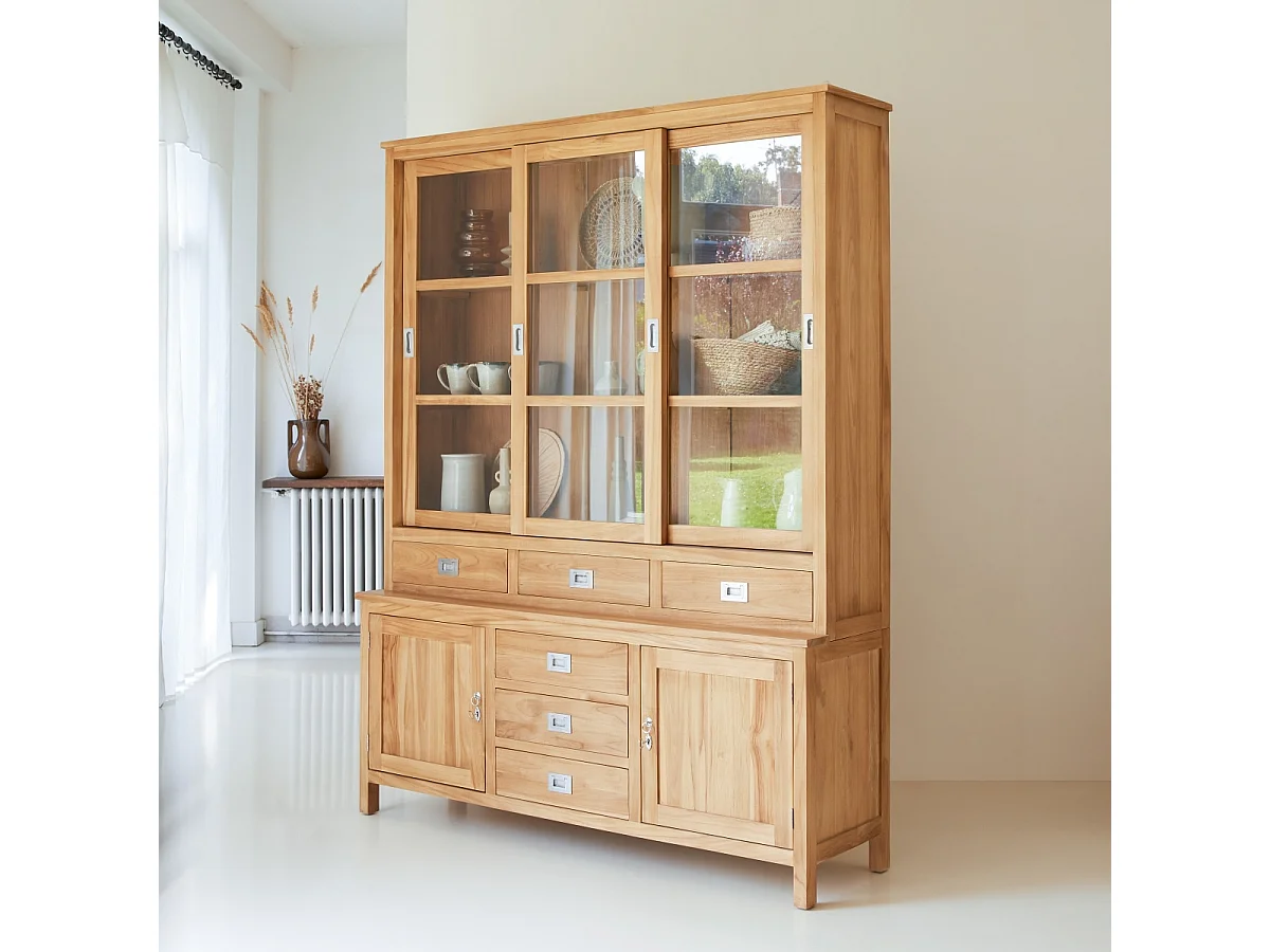 Vaisselier en bois de teck 160 Coffee Tek