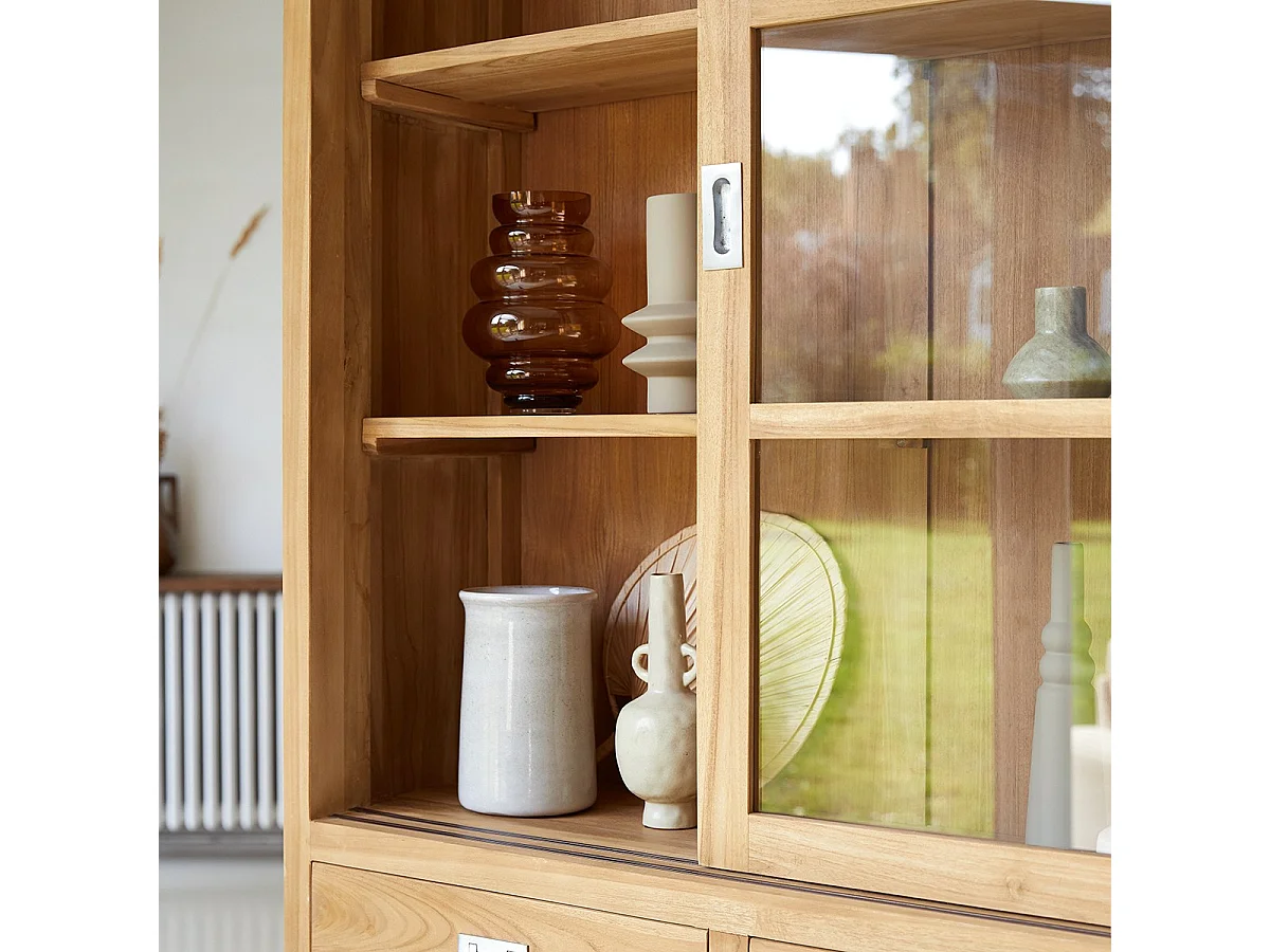 Vaisselier en bois de teck 160 Coffee Tek