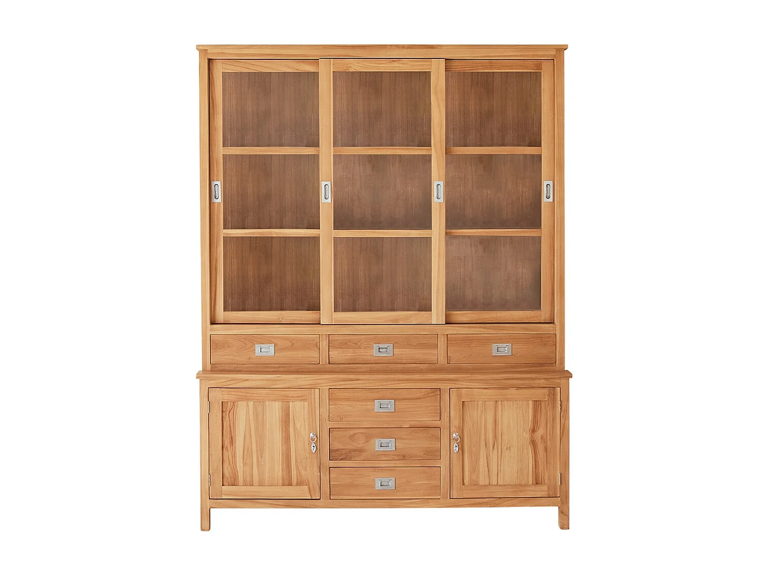 Credenza armadio mobile cucina soggiorno pranzo legno massello teak tek teck 160