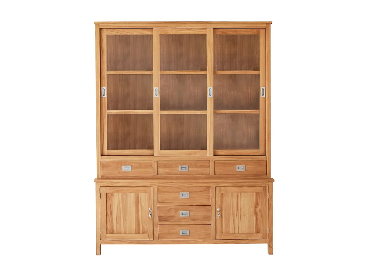 Credenza armadio mobile cucina soggiorno pranzo legno massello teak tek teck 160