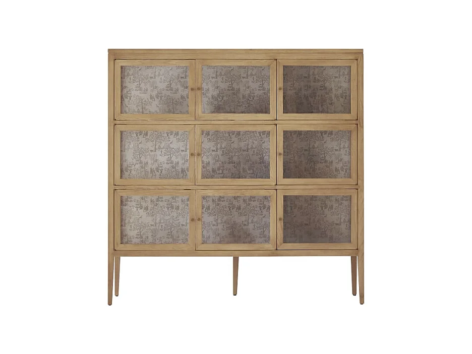 Vitrine Tana aus Eichenholz 160