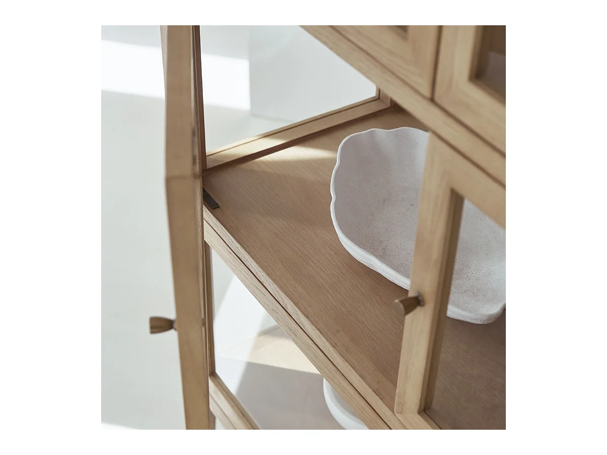 Vitrine Tana aus Eichenholz 160