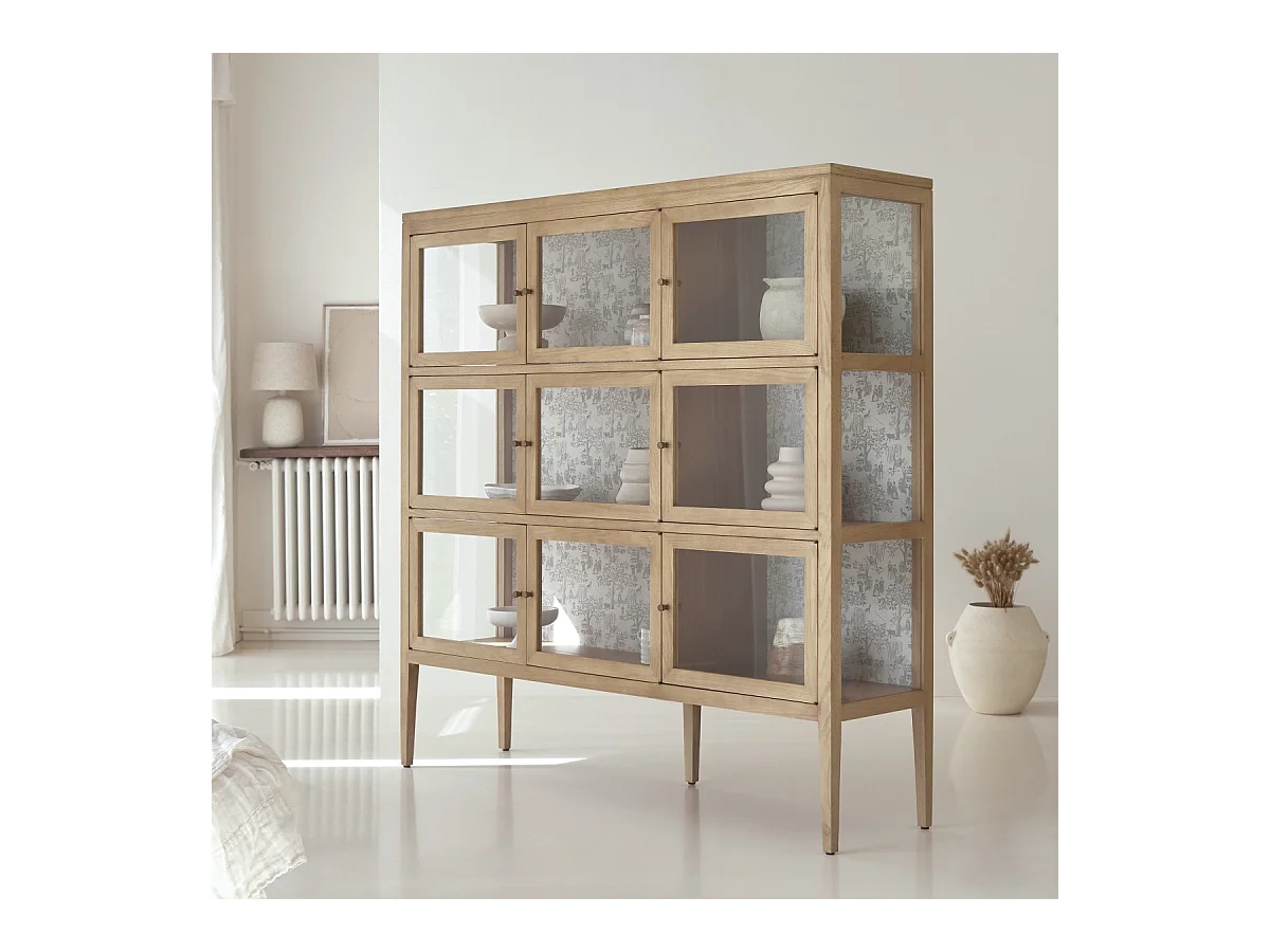 Vitrine Tana aus Eichenholz 160