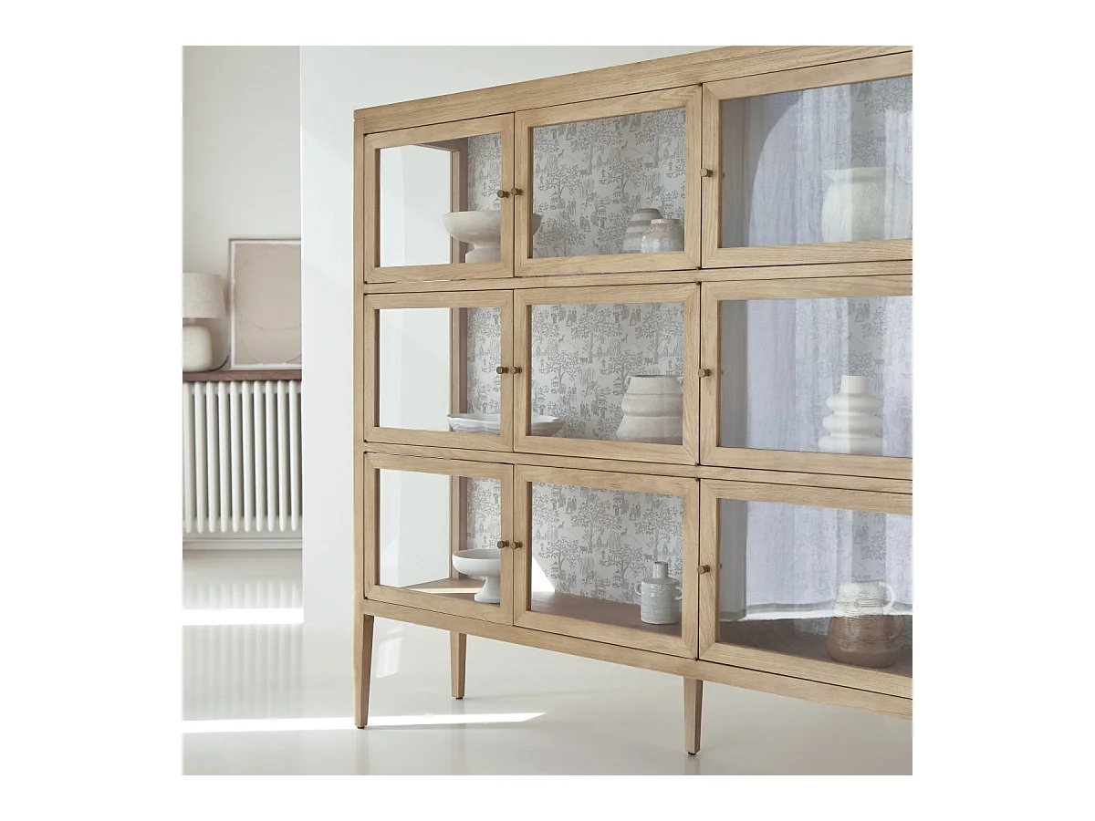 Vitrine Tana aus Eichenholz 160