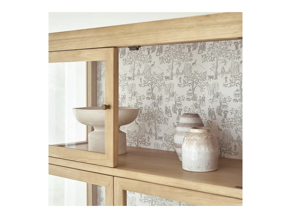 Vitrine Tana aus Eichenholz 160