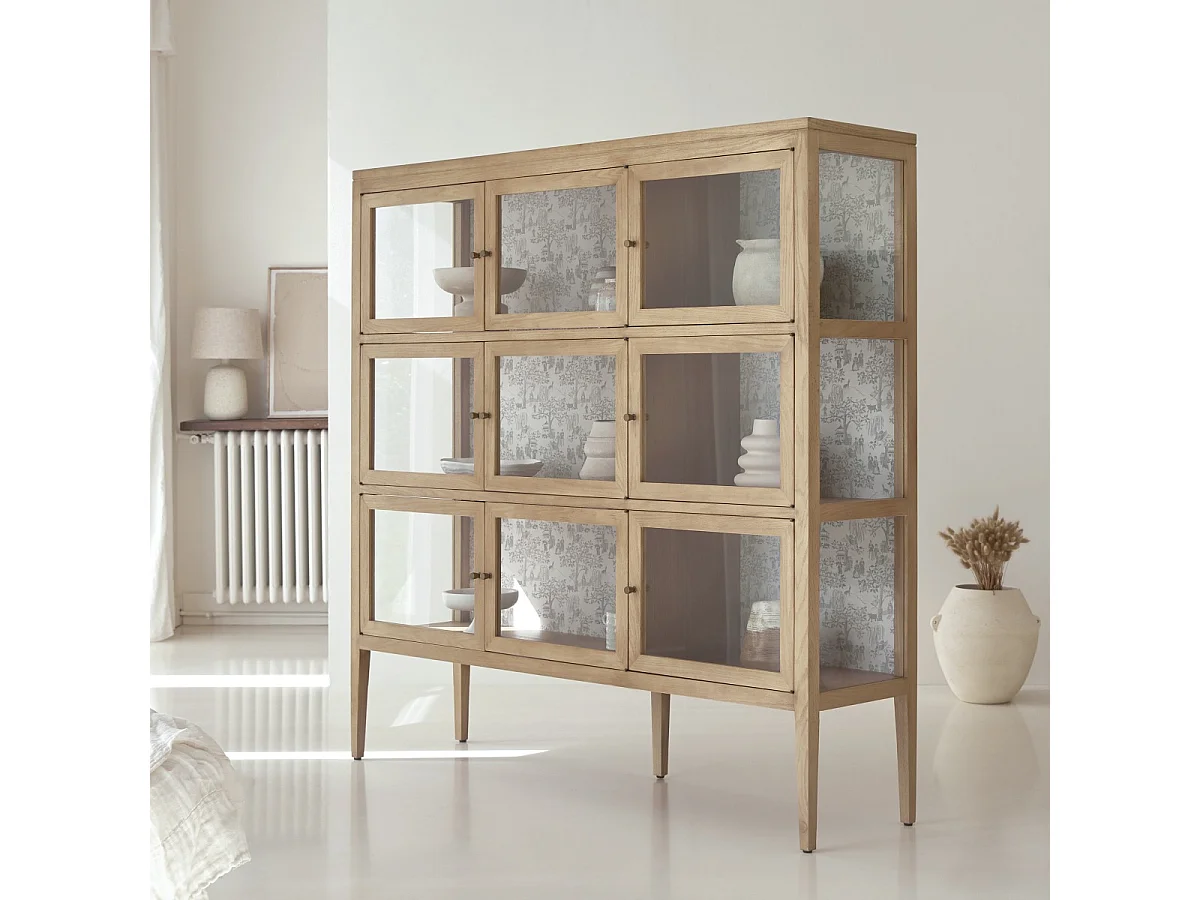 Vitrine Tana aus Eichenholz 160