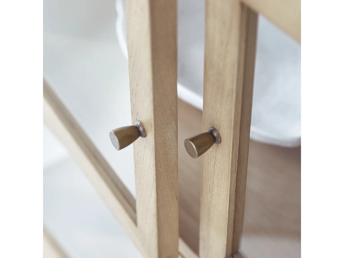 Vitrine Tana aus Eichenholz 160