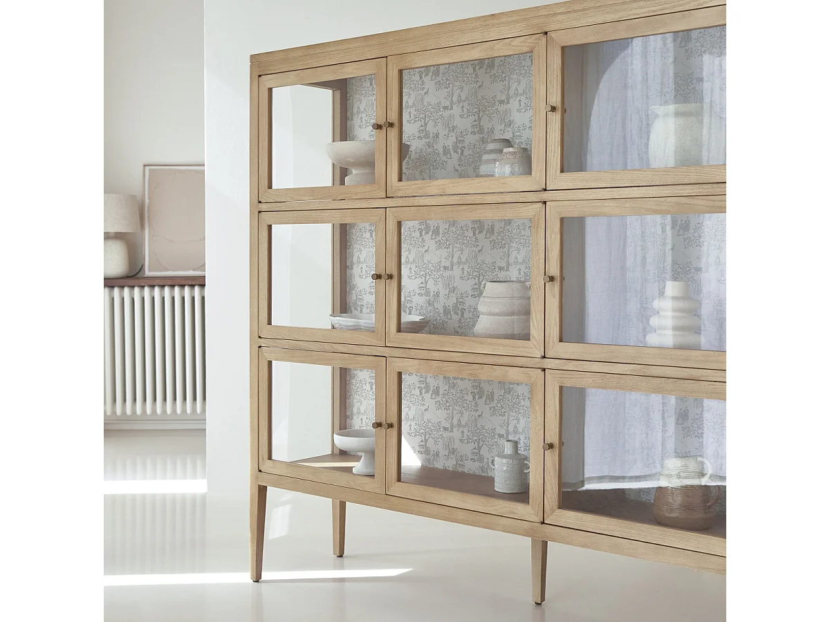 Vitrine Tana aus Eichenholz 160