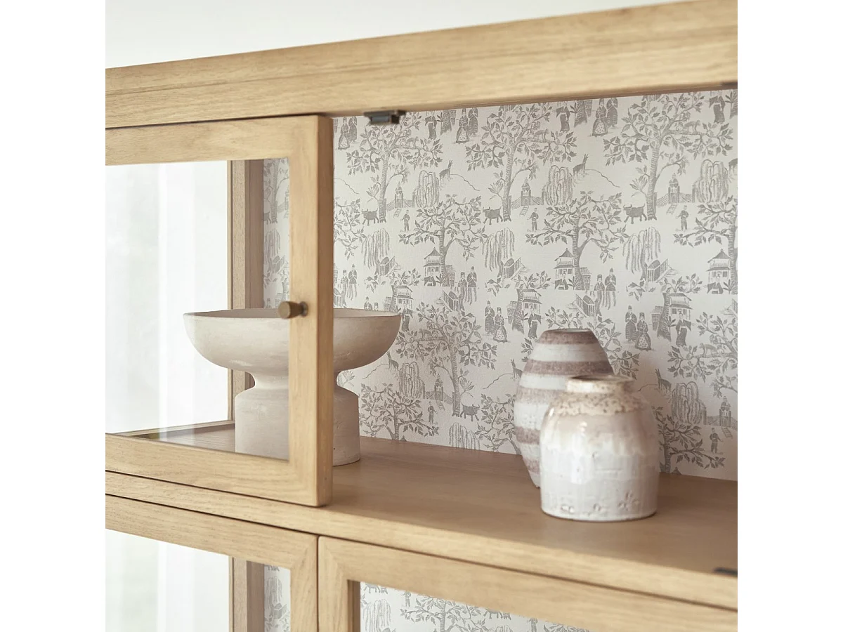 Vitrine Tana aus Eichenholz 160