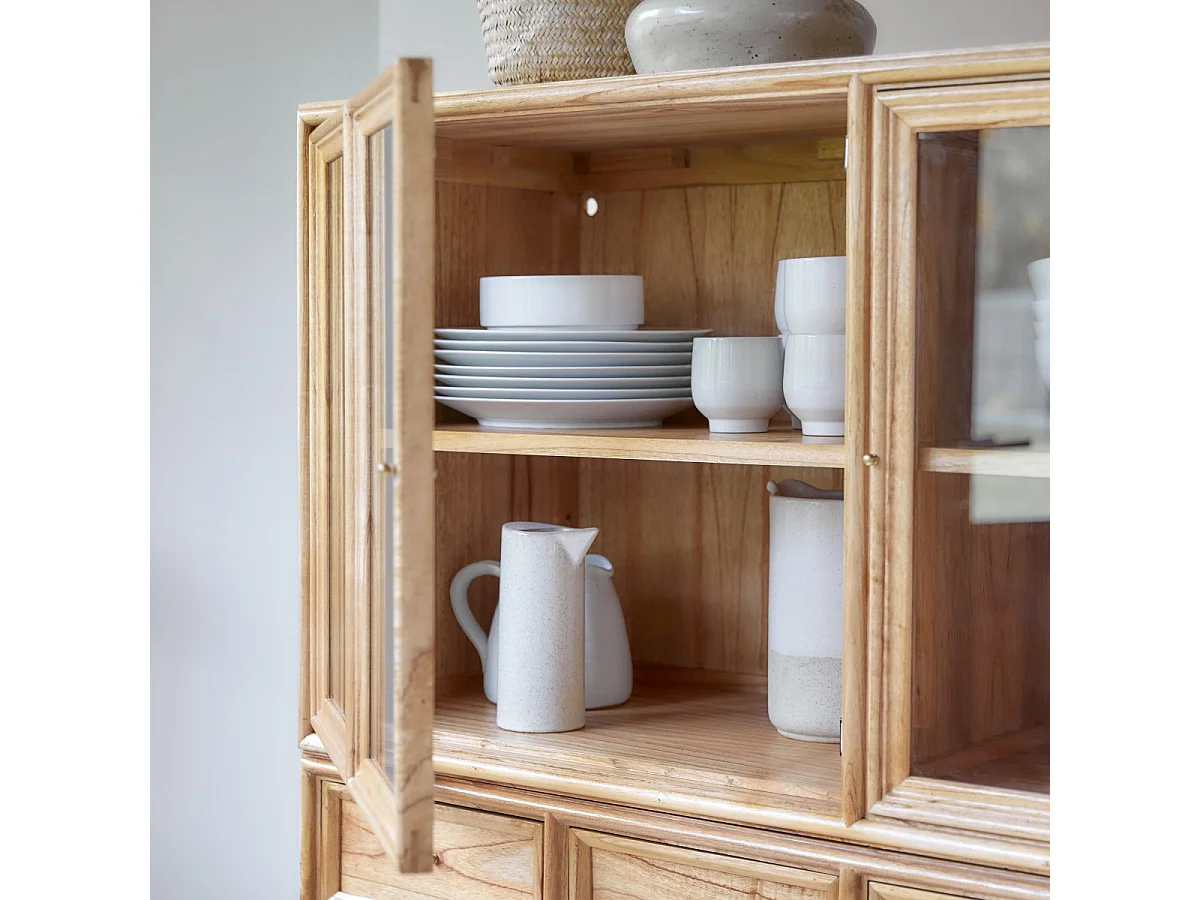 Vaisselier en bois de mindi 120 Alex