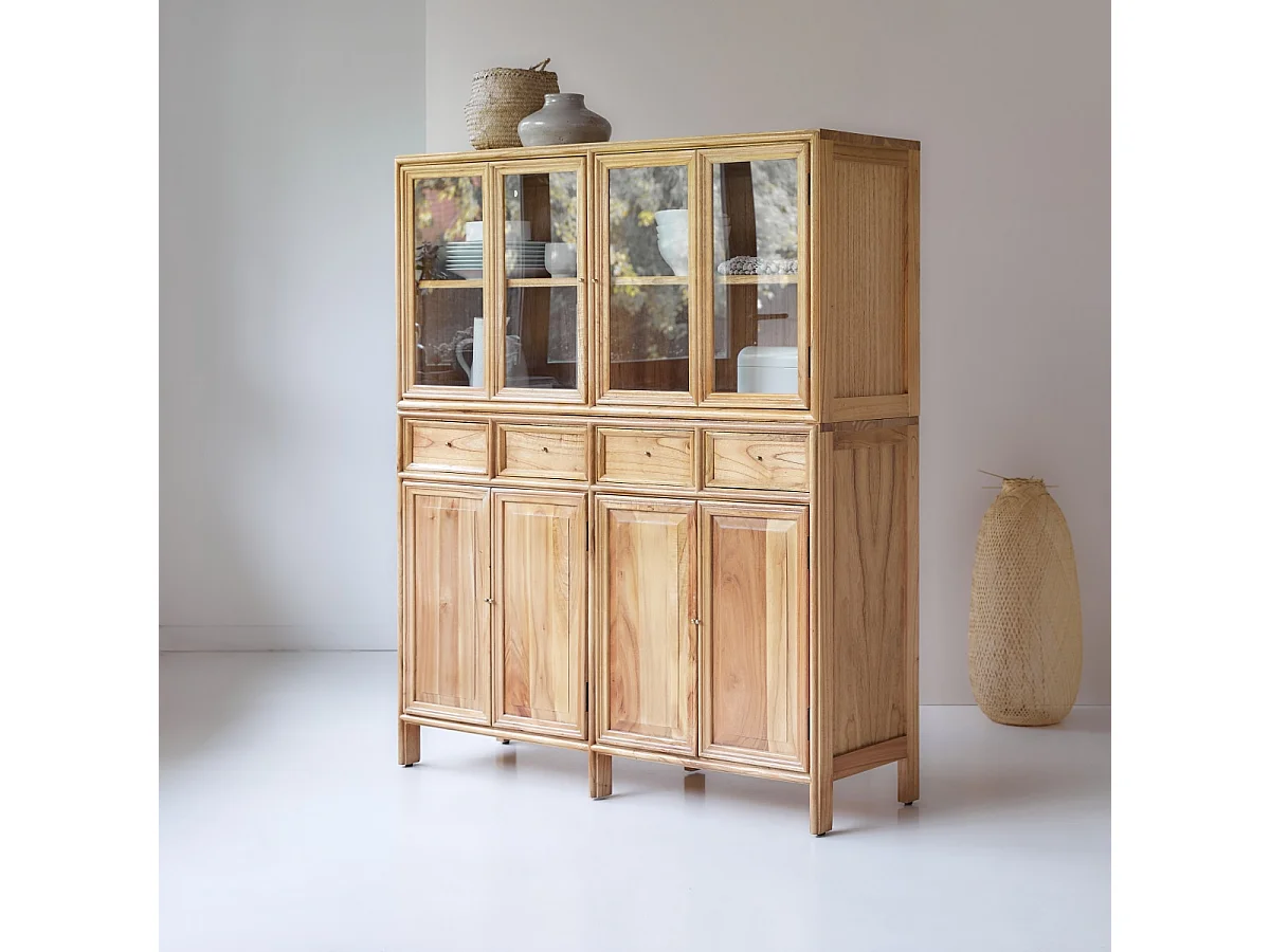 Vaisselier en bois de mindi 120 Alex