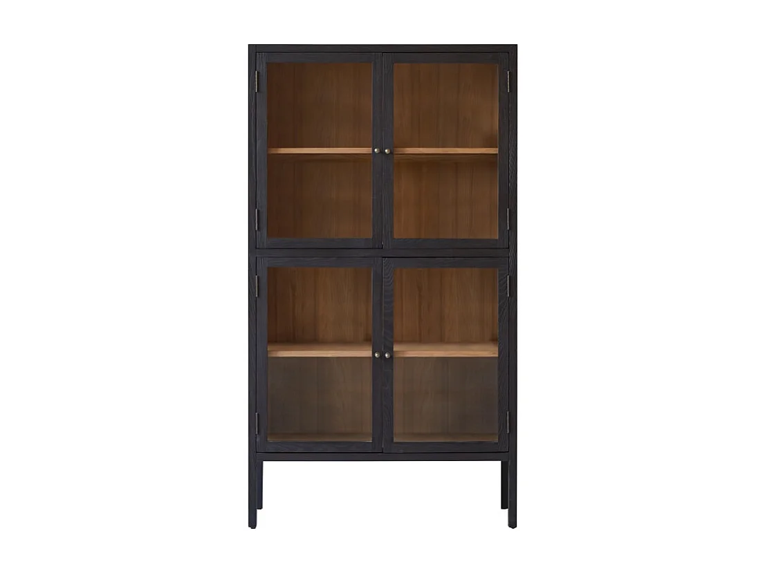 Geschirrschrank Carmen aus massivem Eschenholz 180 cm