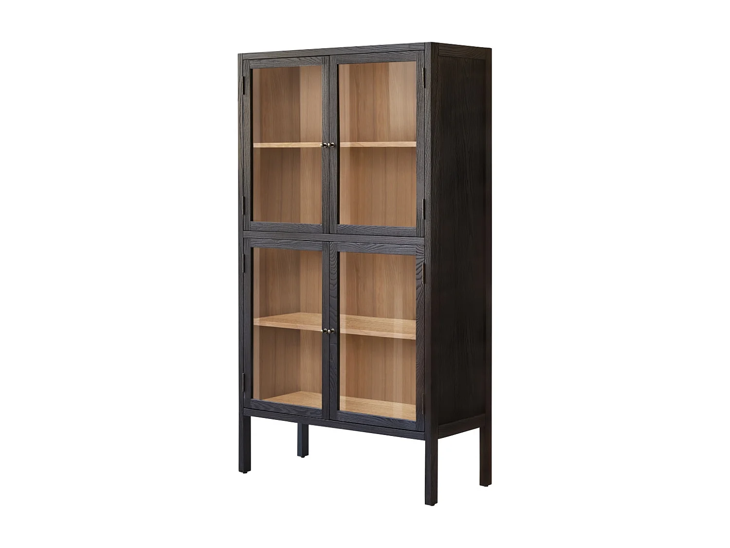 Geschirrschrank Carmen aus massivem Eschenholz 180 cm