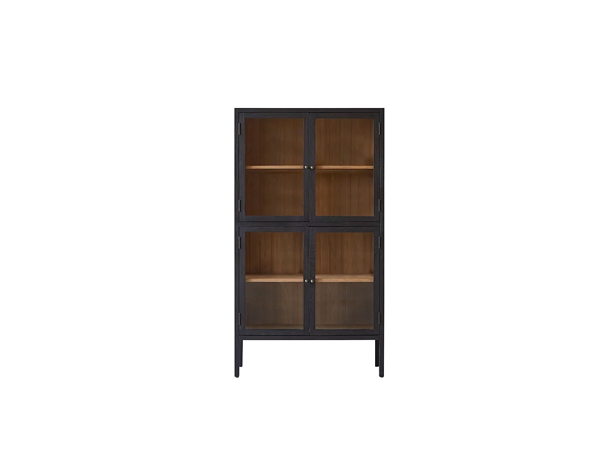 Geschirrschrank Carmen aus massivem Eschenholz 180 cm