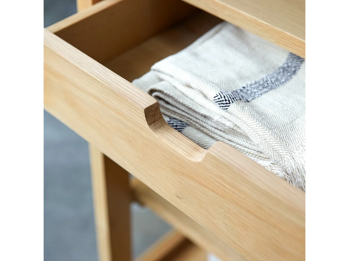 Piattaia in legno di rovere massello 110 Adel