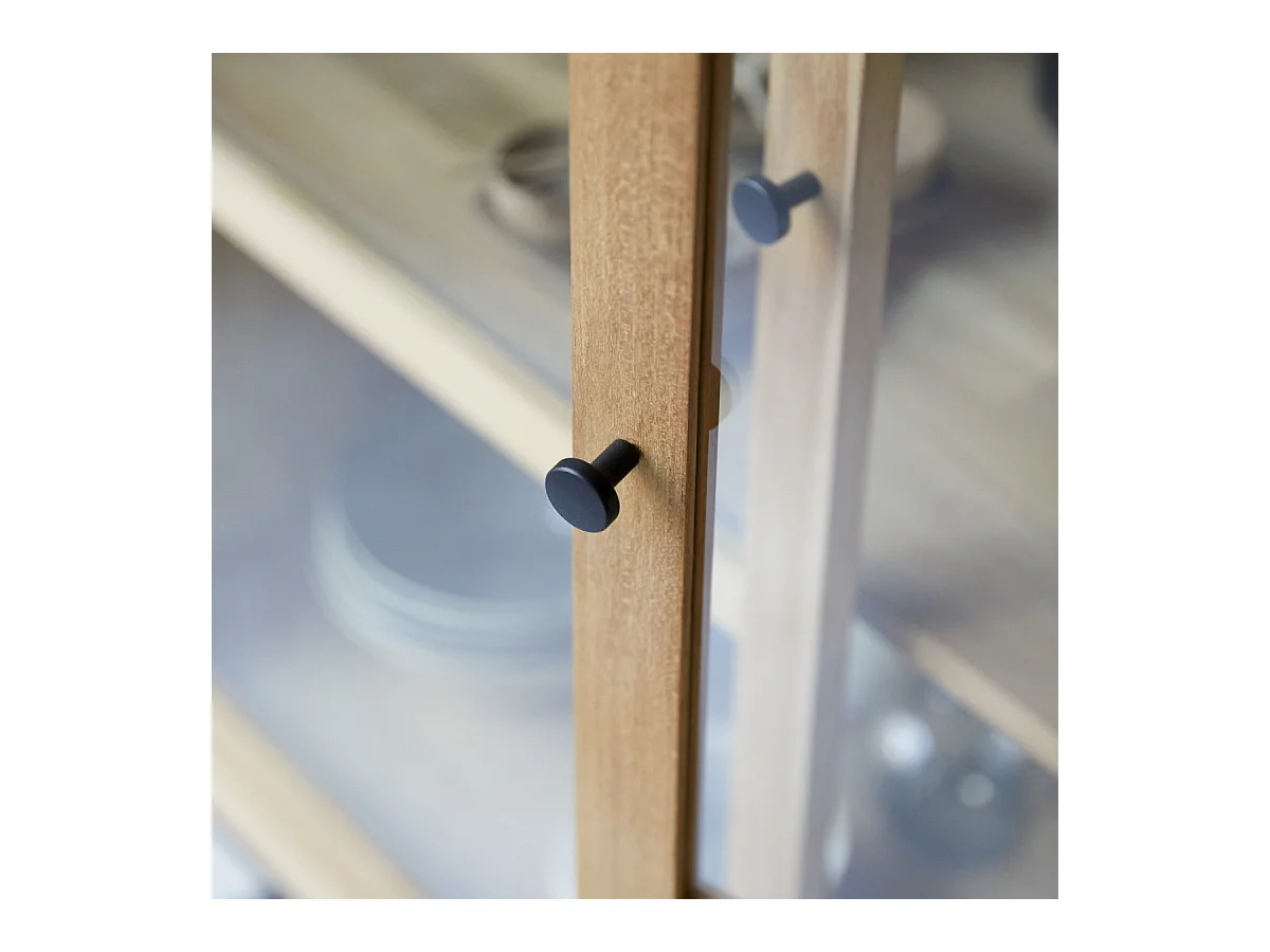 Vitrine haute en bois de teck 120 Babeth