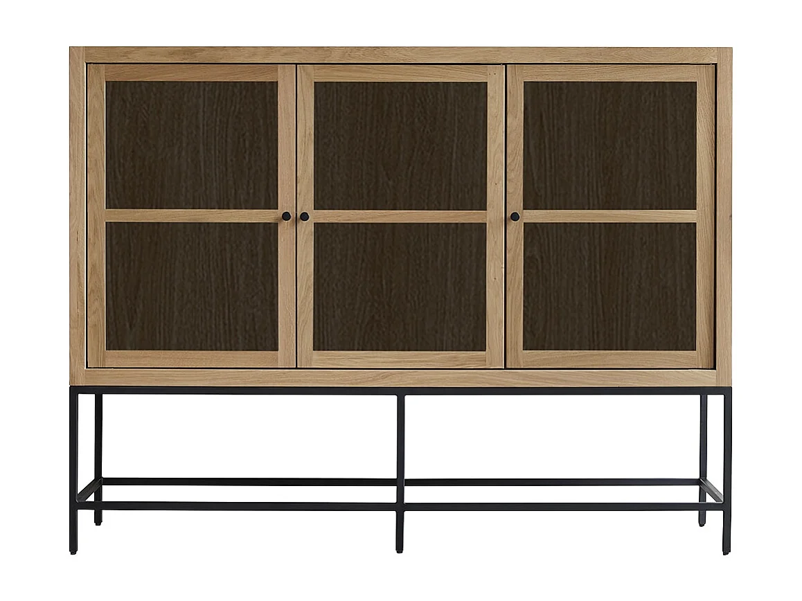 Vetrinetta bassa in legno di teak 160 Babeth