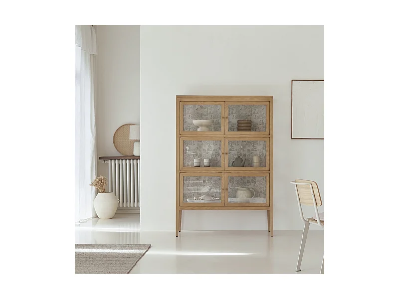 Vetrinetta in rovere da 110 cm Tana