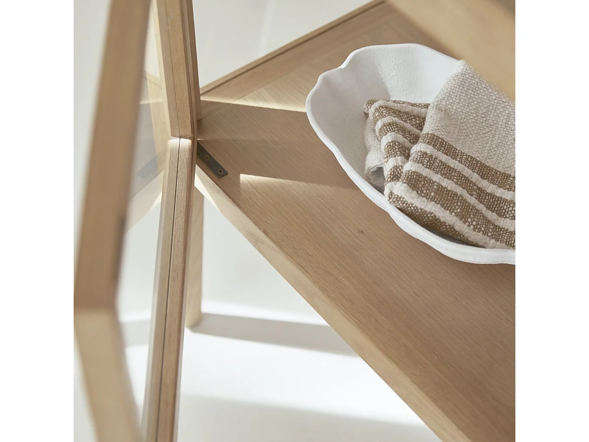 Vetrinetta in rovere da 110 cm Tana