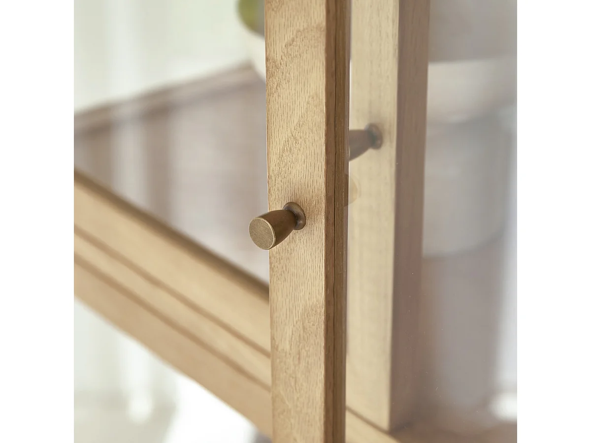 Vetrinetta in rovere da 110 cm Tana