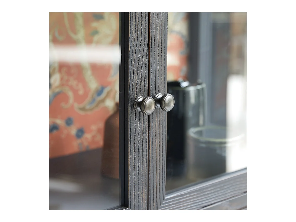 Vitrine aus Ulmeholz 110 Tana