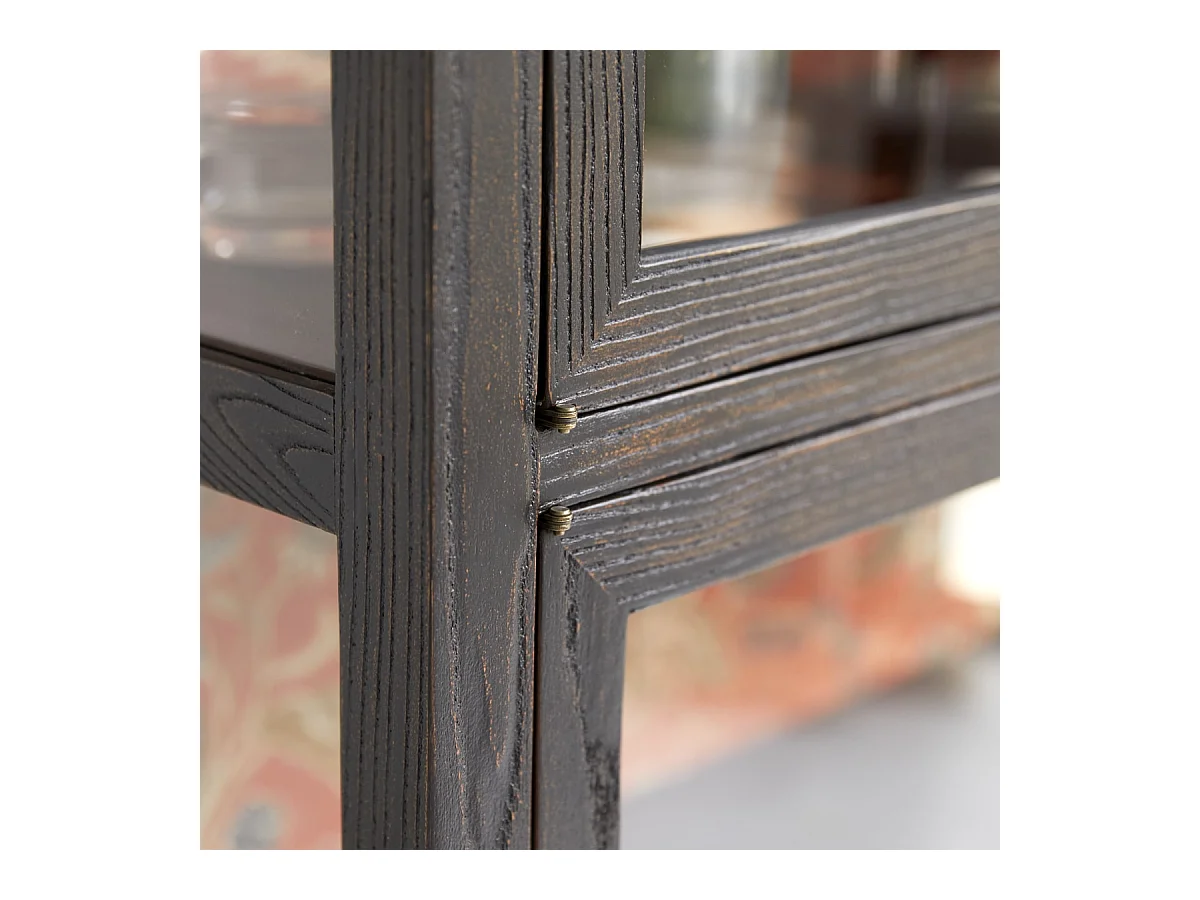 Vitrine aus Ulmeholz 110 Tana