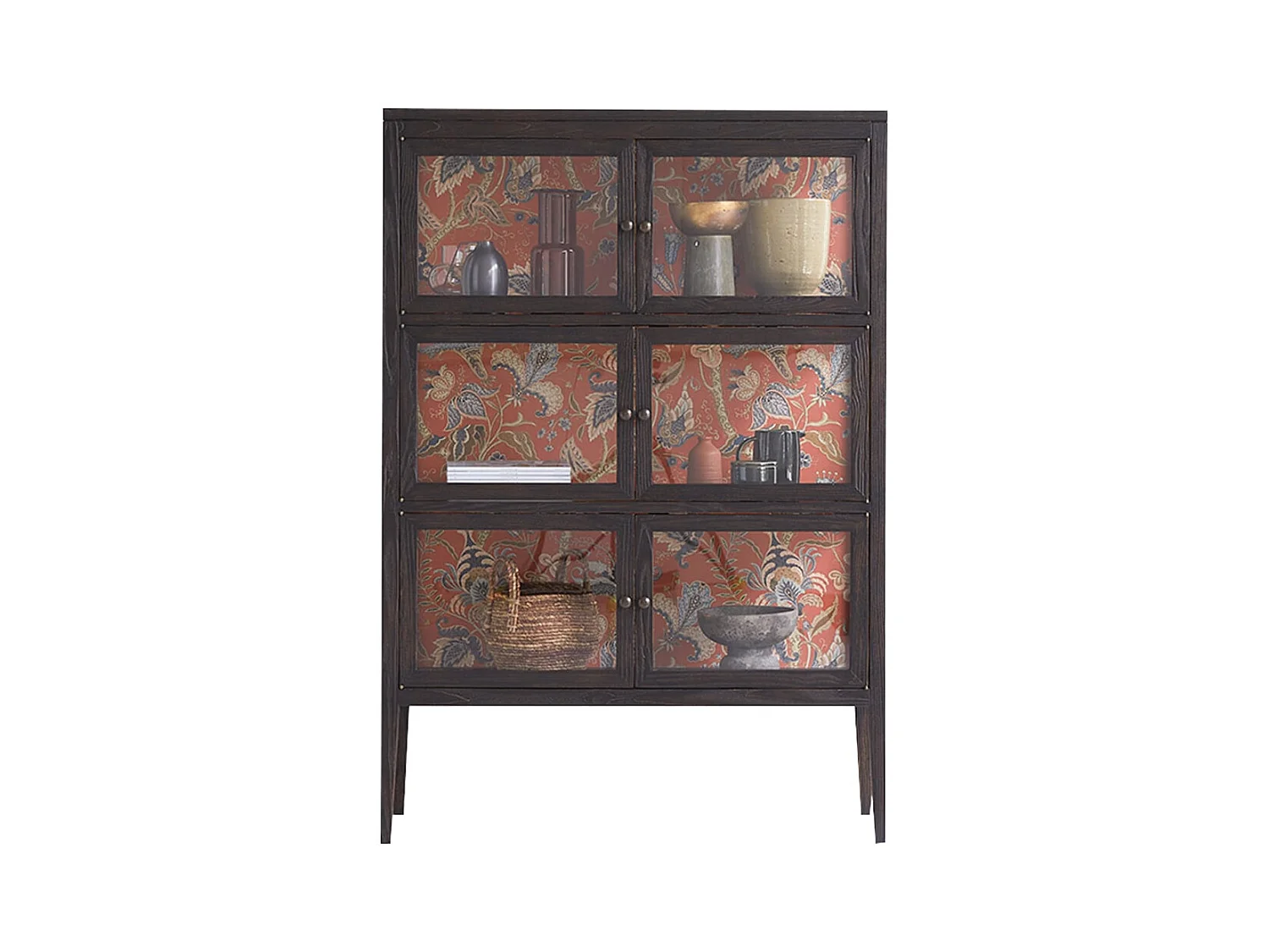 Vitrine aus Ulmeholz 110 Tana