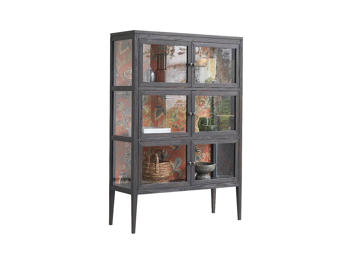 Vitrine aus Ulmeholz 110 Tana