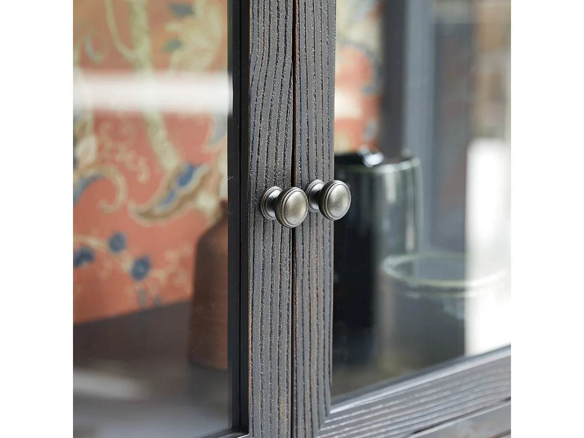 Vitrine aus Ulmeholz 110 Tana