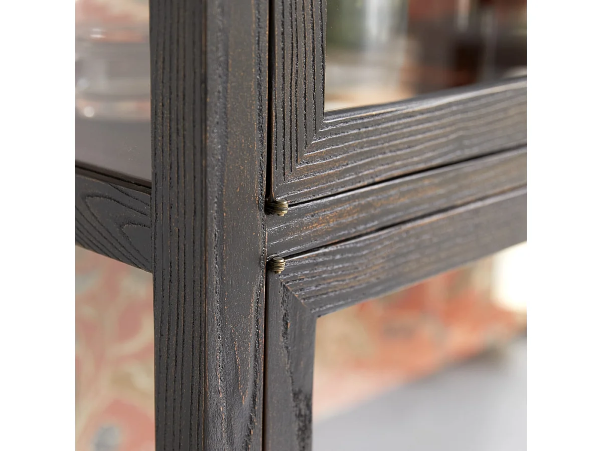 Vitrine aus Ulmeholz 110 Tana