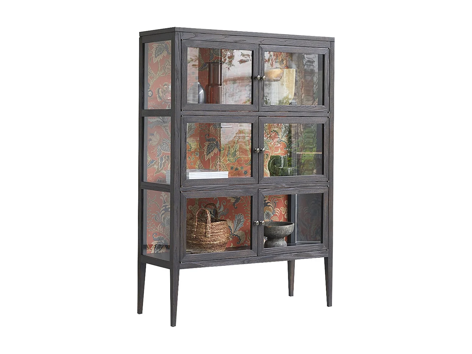 Vitrine aus Ulmeholz 110 Tana