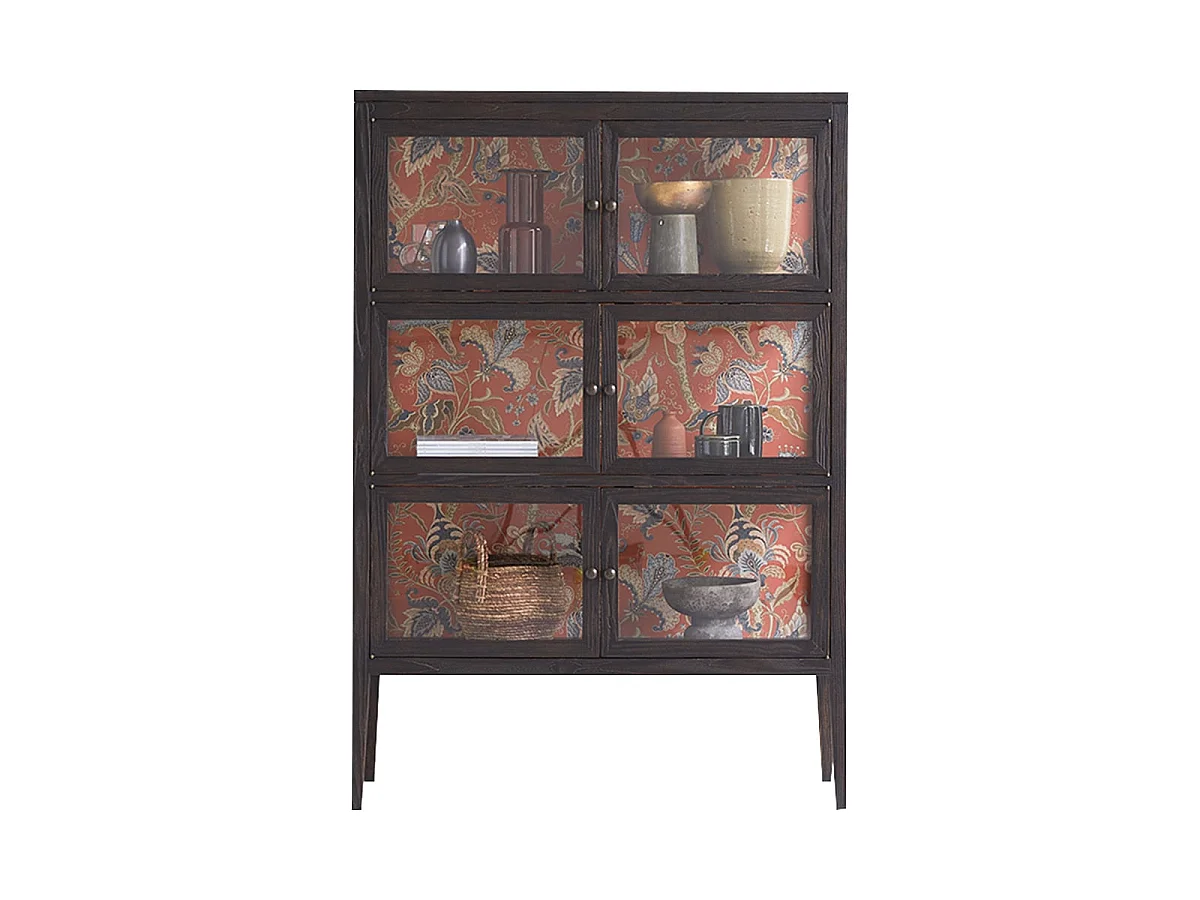 Vitrine aus Ulmeholz 110 Tana