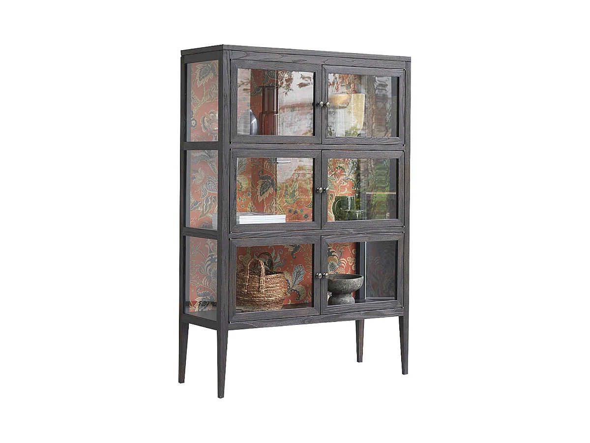 Vitrine aus Ulmeholz 110 Tana