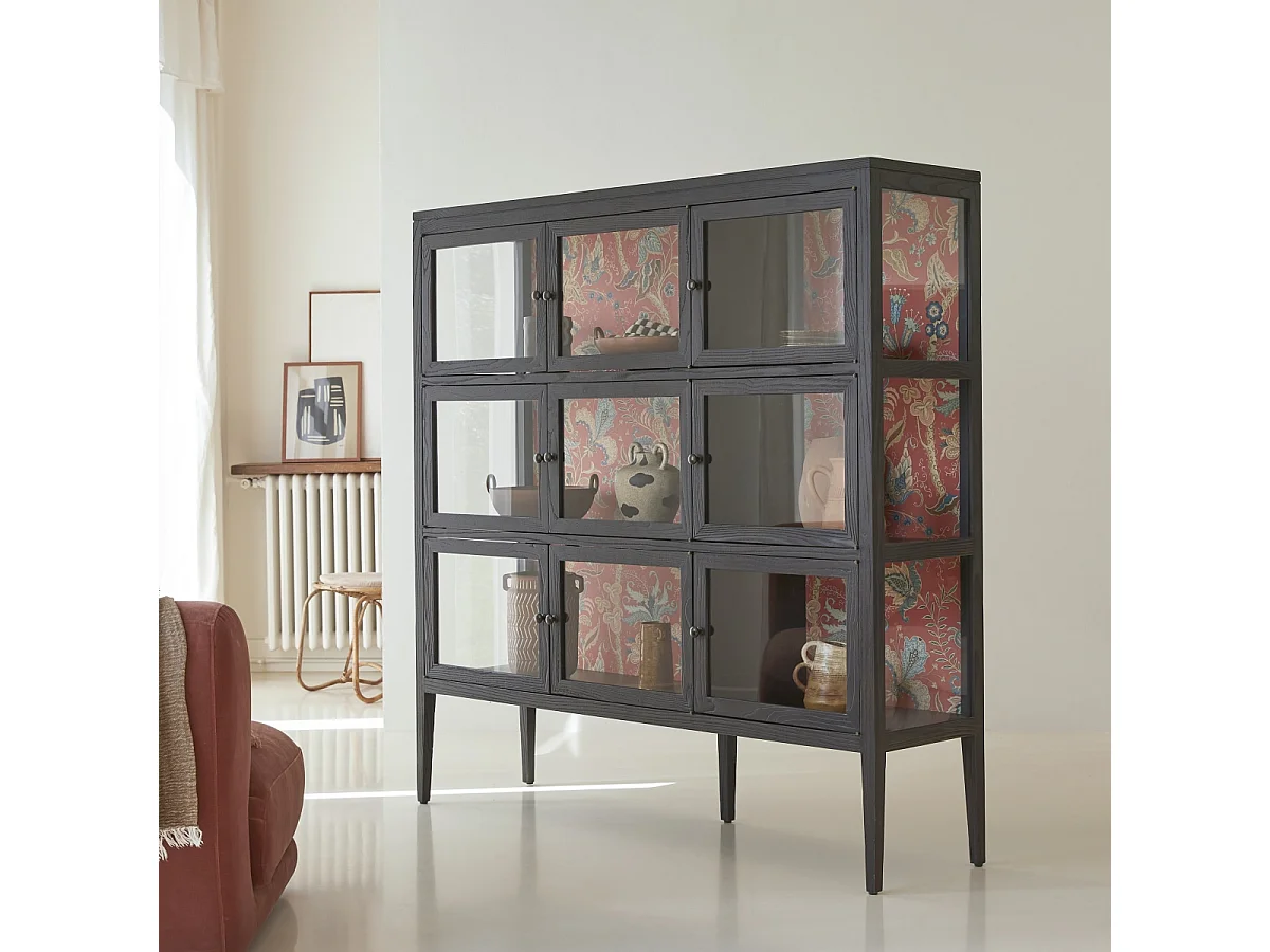 Vitrine en bois d'orme 160 Tana