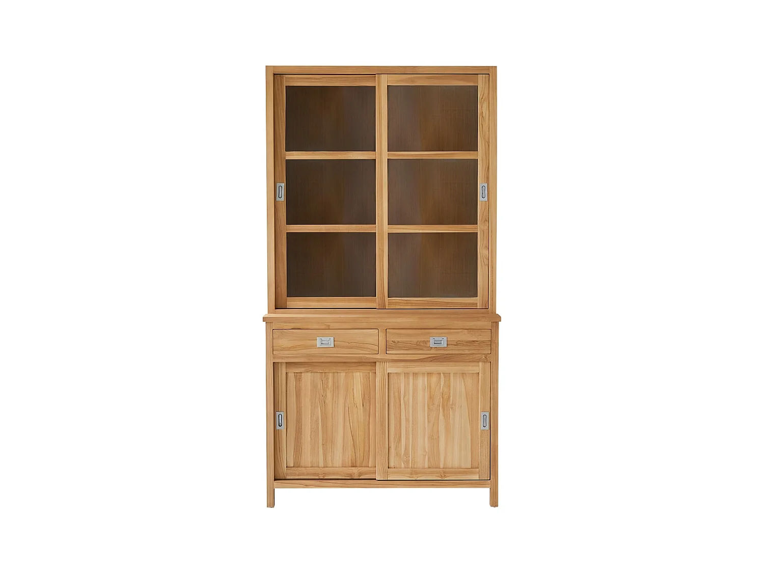 Geschirrschrank aus massivem Teakholz Coffee Tek 120 cm