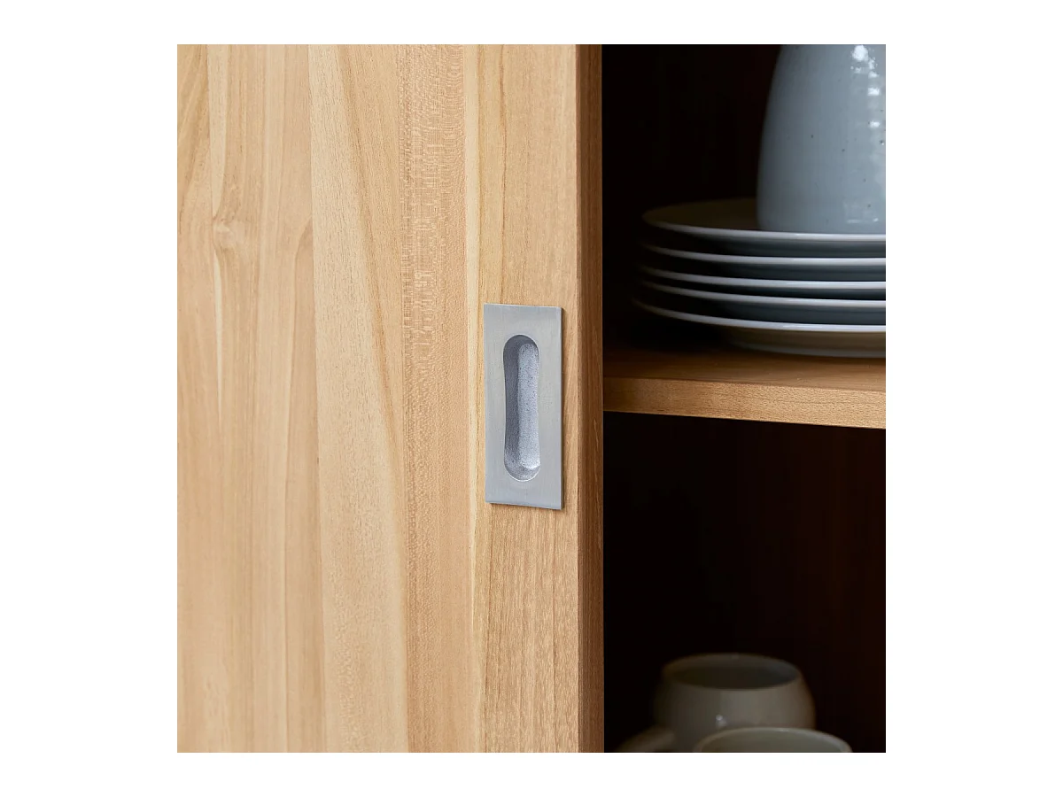 Geschirrschrank aus massivem Teakholz Coffee Tek 120 cm