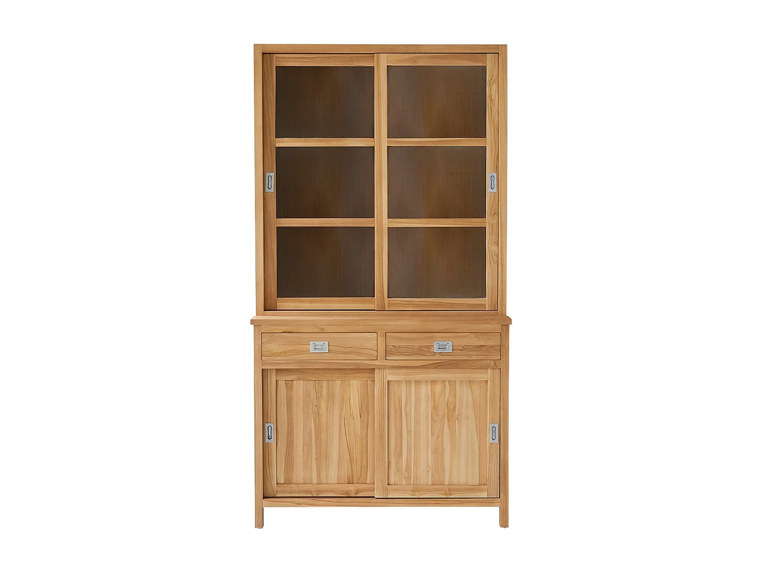 Geschirrschrank aus massivem Teakholz Coffee Tek 120 cm